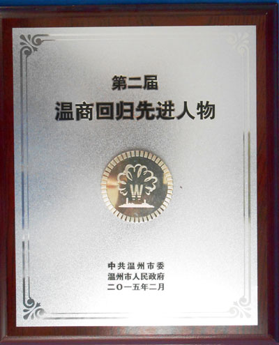 温商回归先进人物